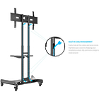 Multibrackets 2319 M Public Floorstand Basic 150 Trolley incl shelf & camera holder product image