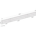 Multibrackets 3873 M Pro Series - Dual Screen Rail 196cm Black product image