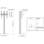 Multibrackets 4103 M Floorstand Column Pro MBFSC1U 180 Micro Adjustable product image