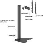 Multibrackets 4103 M Floorstand Column Pro MBFSC1U 180 Micro Adjustable product image