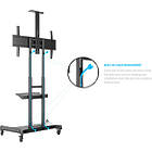 Multibrackets 4627 M Public Floorstand Basic 180 trolley incl shelf & camera holder product image