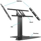 Multibrackets 6799 M Public Display Stand 80 HD Floorbase Single Black|0–90° Tilting Low-Level Monitor Plinth Stand product image