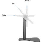 Multibrackets 6799 M Public Display Stand 80 HD Floorbase Single Black|0–90° Tilting Low-Level Monitor Plinth Stand product image