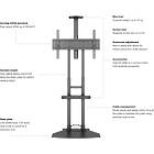 Multibrackets 7239 M Public Floorbase Basic 180 stand incl shelf & camera holder product image