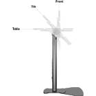 Multibrackets 7413 M Public Display Stand 110 HD Floorbase Single Black|0–90° Tilting Low-Level Monitor Plinth Stand product image
