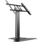 Multibrackets 7413 M Public Display Stand 110 HD Floorbase Single Black|0–90° Tilting Low-Level Monitor Plinth Stand product image