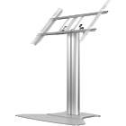 Multibrackets 7420 M Public Display Stand 110 HD Floorbase Single Silver|0–90° Tilting Low-Level Monitor Plinth Stand product image