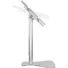 Multibrackets 7420 M Public Display Stand 110 HD Floorbase Single Silver|0–90° Tilting Low-Level Monitor Plinth Stand product image