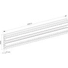 Multibrackets 8021 M Pro Series - Single Screen Rail 100cm Black product image