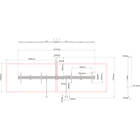 Multibrackets 8922 M Pro Series - Collaboration - Side by Side 86"|Video Conferencing Twin Monitor Mount product image