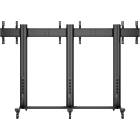 Multibrackets 9789 Public Video Wall Stand Monitor Trolley for 3 inline displays product image