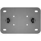 Multibrackets 9840 M Public Display Floormount Fixed Base Black|Monitor Stand Bolt-Down Base Top View product image