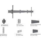 Multibrackets MBW1U 1600 M Wallmount Pro Fixed Non-tilting Monitor Wall Mount product image