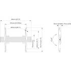 Multibrackets MBW1U Micro Adjustable M Wallmount Pro Fixed Non-tilting Monitor Wall Mount in Black product image