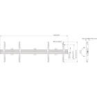 Multibrackets MBW2UHD Micro Adjustable M Wallmount Pro 2 × Monitor HD Wall Mount product image