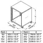 Penn Elcom R8400-28 28U 19" Flat Pack Rack Cabinet 480mm/18.9" Deep product image