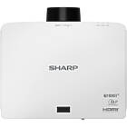 Sharp P721Q W 7200 Lumens UHD projector Top View product image