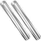 Unicol 1000X2 2 x 100cm mild steel chrome finished column (Optional Non-drilled for floor stands and trolleys or Pre-drilled for ceiling mounts)