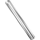 Unicol 2700C 2700mm mild steel chrome finished column (Predrilled at 35mm each end for ceiling suspension)