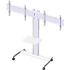 Unicol ACHT Avecta Twin-Screen Hi-Level Trolley finished in white product image