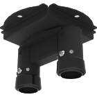 Unicol AP9 Twin Column Swivel Ceiling Plate with {ColumnMountCentres}mm Centres, Max {calcMaxWeightKG}