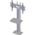 Unicol AVHBD Avecta height adjustable bolt-down Monitor/TV stand finished in silver product image