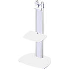 Unicol AVHP1B Avecta designer high level Monitor/TV stand finished in white product image