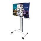 Unicol AVHT Avecta designer high level Monitor/TV trolley finished in white product image
