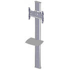 Unicol AVHW Avecta Hi Level Floor-to-wall mount for monitors from 33-70" finished in silver product image