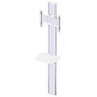 Unicol AVHW Avecta Hi Level Floor-to-wall mount for monitors from 33-70" finished in white product image