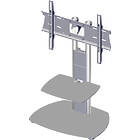 Unicol AVLP Avecta Low Level Plinth stand for TV/Monitors finished in silver product image