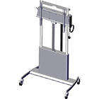 Unicol AVMT71 PowaLift powered large format display lift trolley finished in silver product image
