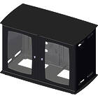 Unicol AVRT5 Twin free standing AV cabinet trolley for 19" rack mount equiment product image