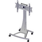 Unicol AX12T Axia mid-level Monitor/TV trolley finished in silver product image