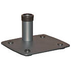 Compact bolt down base for Unicol flat panel stands ‑ single column