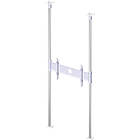 Unicol FCGS1 Goal Post Style Floor-to-Ceiling Kit finished in white product image
