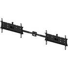 Unicol FCST4 Twin Large Format Display bracket for floor to ceiling installations (71-100