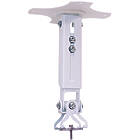Unicol GK0 Gyrolock Projector Ceiling mount with single camera mount screw finished in white product image