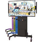 Nest‑Star AV teaching system on wheels for large format monitors up to 70"