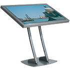 Parabella stand, designer low level lectern style for screens from 33 to 50"