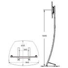 Unicol PA2 Parabella High Level Monitor/TV stand product image