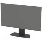 Unicol PFT1 Large Format Display Desk Mount for 40 to 57 inch monitors Top View product image