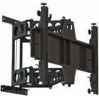 Heavy duty double articulated swing our wall bracket for large format displays