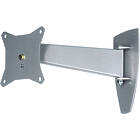 Unicol PLS Panarm Heavy Duty Single Swing-Out Arm Wall Mount finished in silver product image