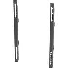 Unicol PPZF1 Pair Of ScreenRail / PoziMount Non-Tilting Arm (To 660mm VESA Vertical, Max 60kg)