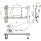 Unicol PZX0 Pozimount Non-tilting Wall mount for Monitors/TVs product image