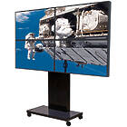 2×2 Rhobus premium trolley for large format displays up to 57"