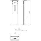 Unicol RHPLFW Rhobus Floor-To-Wall PowaLift stand for TVs and Monitors product image