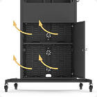 Unicol RP100 Rhobus Plus Trolley for Monitors and Touchscreen Displays product image