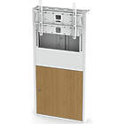Unicol RPBD100 Rhobus Plus bolt-down stand for monitors and interactive displays finished in white product image